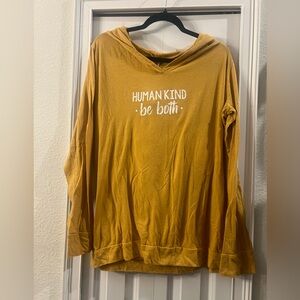Long sleeved hooded tshirt